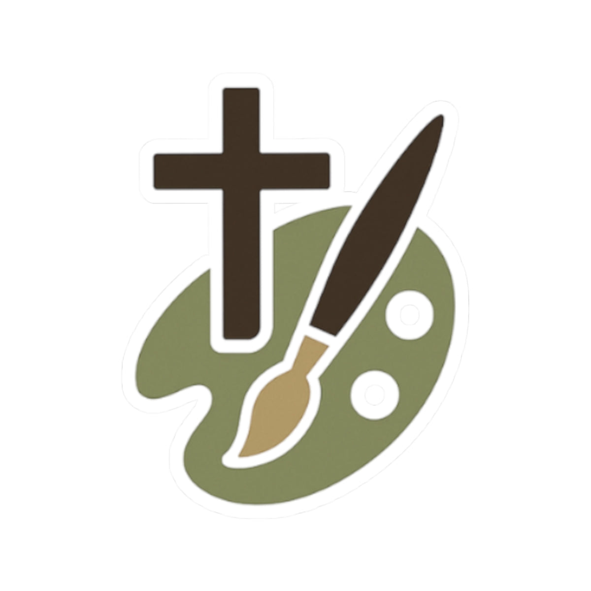 Great Commission Art Logo Sticker